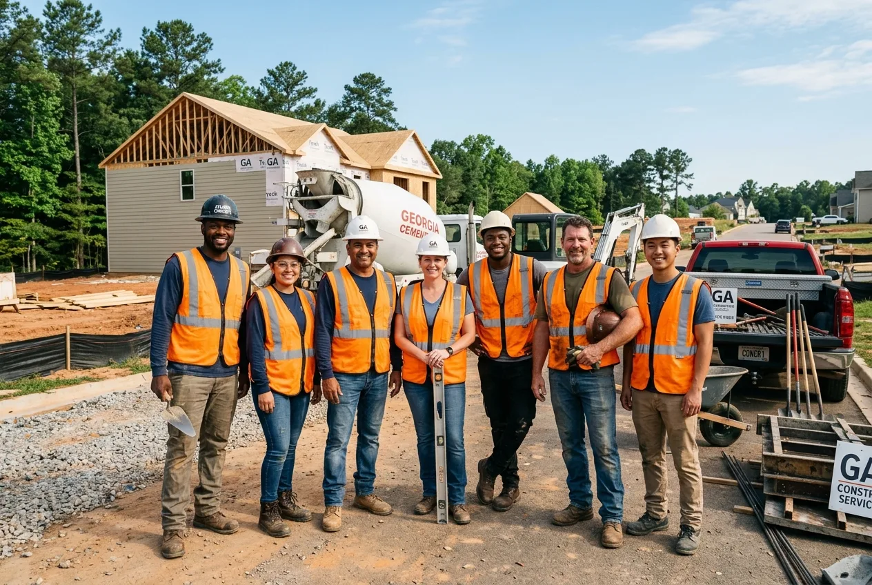 Acworth Concrete Pros professional concrete team