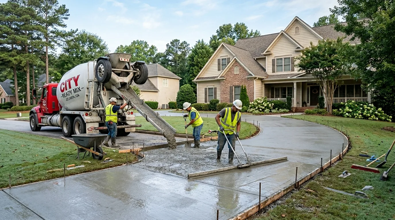 Best Time of Year to Pour Concrete in Acworth, GA