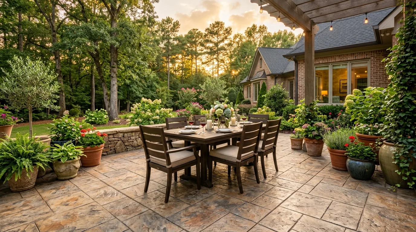 How Long Does Stamped Concrete Last in Georgia's Climate?